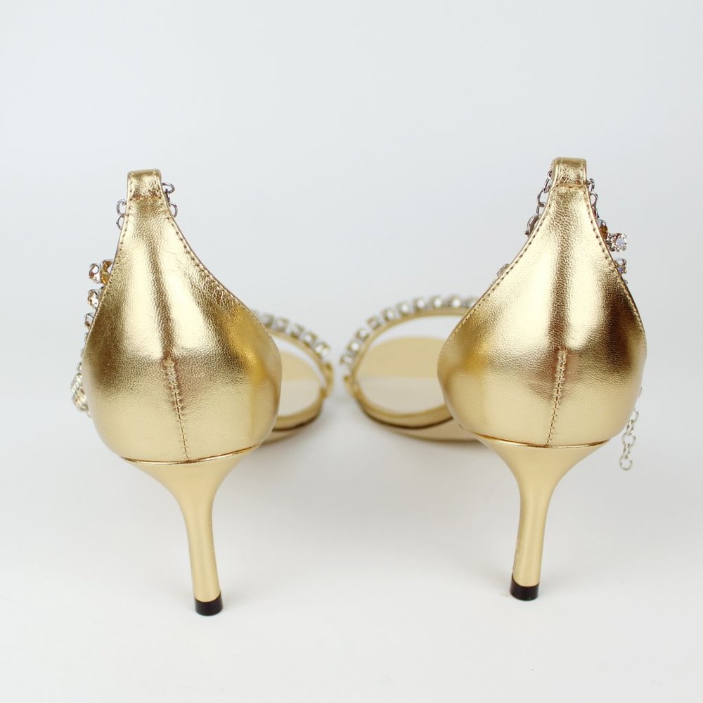 New JIMMY CHOO Shiloh60 Embellished Leather Sandal - Picture 14 of 16